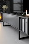 Hanah Home Chrome Line - Antracita, Negro